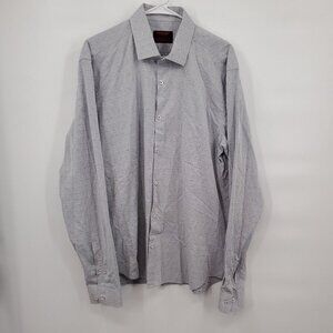 Jared Lang Long Sleeve Button Up Collared Shirt After Hours Top Men Size XL